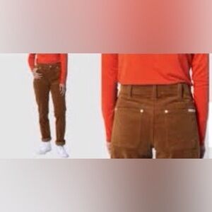 TOPO Designs Brown corduroy size 6 mint